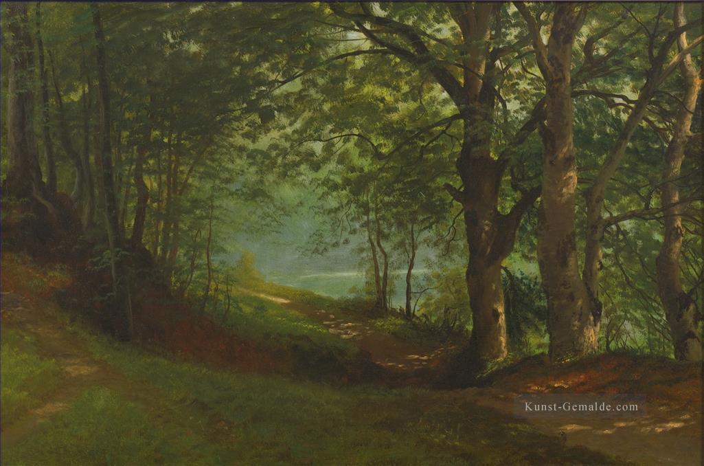 PATH VON EINEM LAKE IN EINEM FOREST Amerikaner Albert Bierstadt Ölgemälde